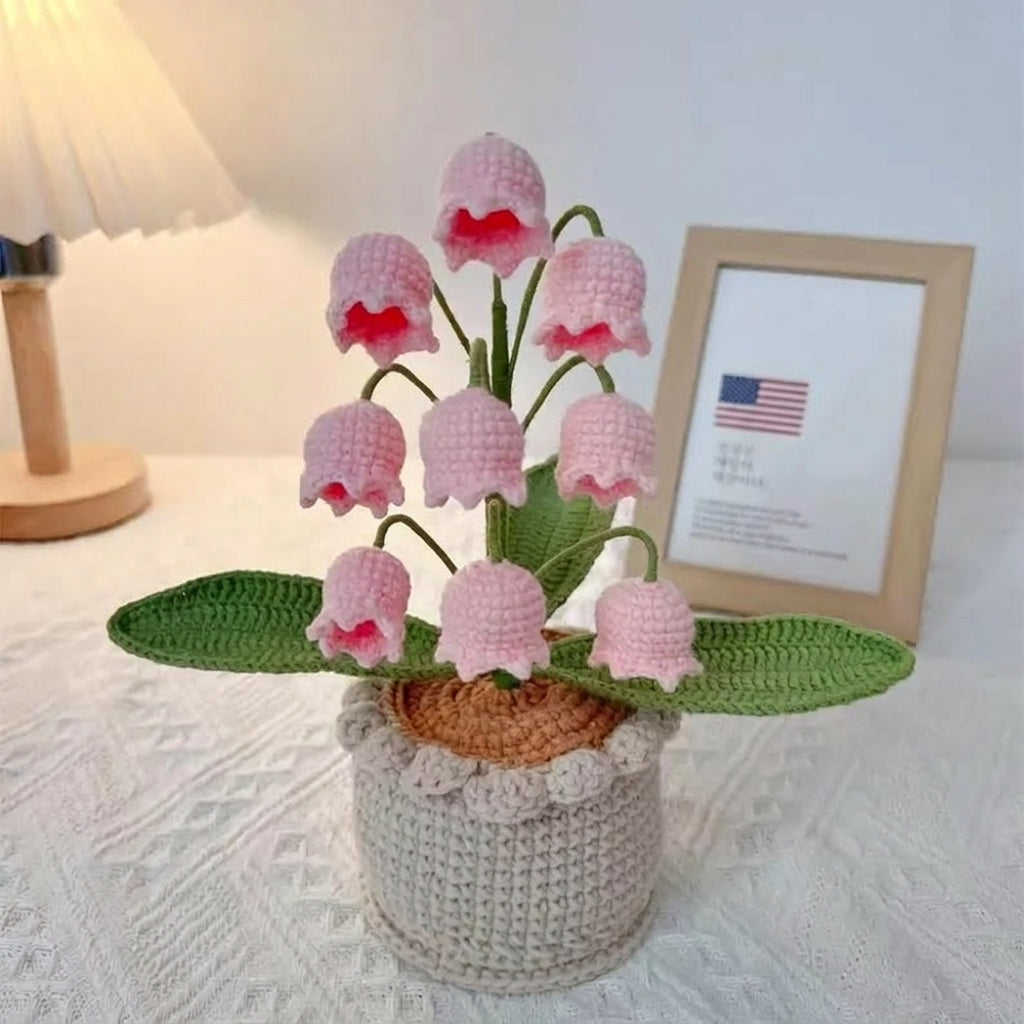 Hand-Crocheted Glow Flowers