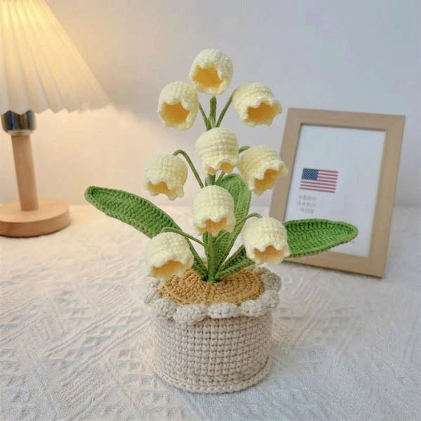 Hand-Crocheted Glow Flowers