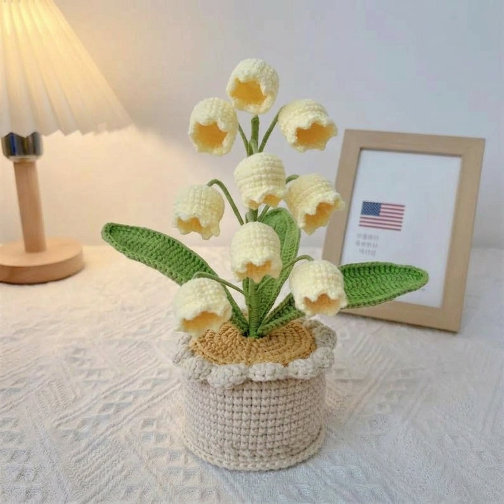 Hand-Crocheted Glow Flowers