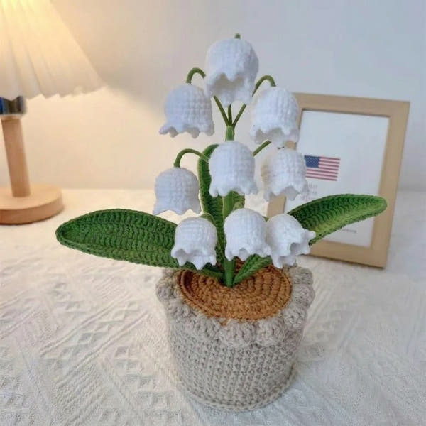 Hand-Crocheted Glow Flowers