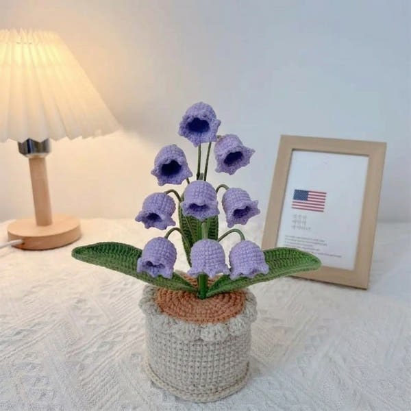 Hand-Crocheted Glow Flowers