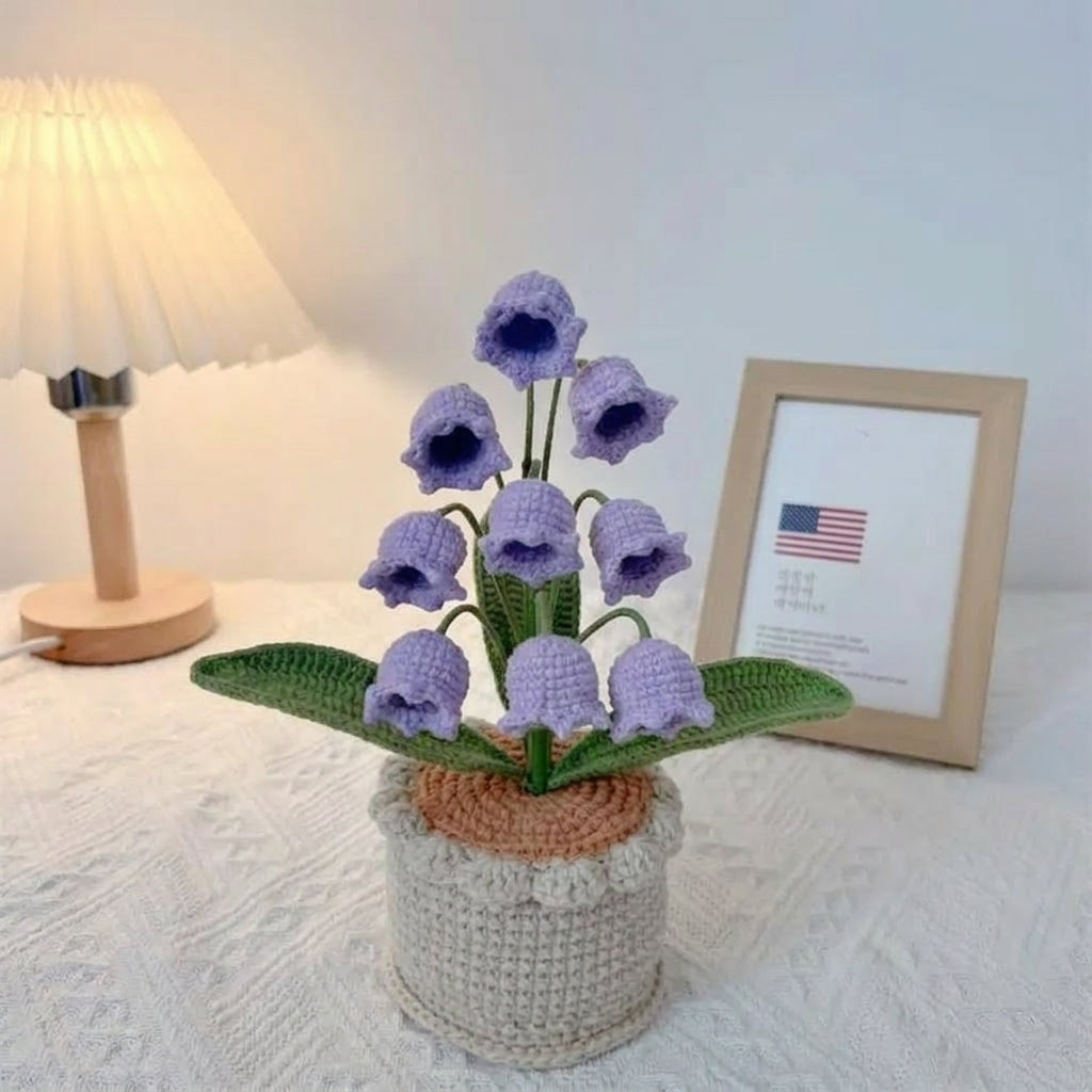 Hand-Crocheted Glow Flowers